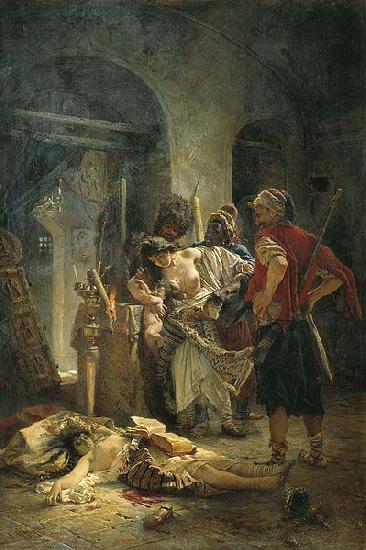 Konstantin Makovsky The Bulgarian martyresses France oil painting art